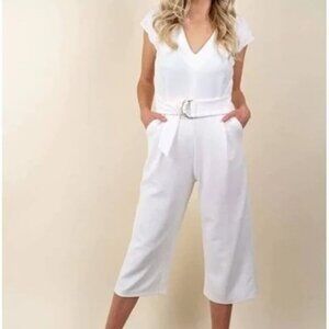 Bishop + Young Jumpsuit with Gold D-Ring Belt